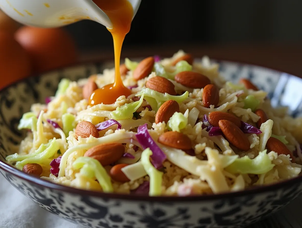 Cranberry Almond Thanksgiving Slaw