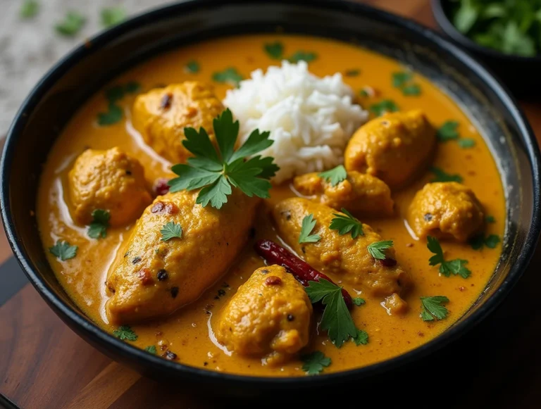 Indian Coconut Chicken Korma Recipe