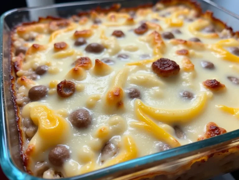 Sausage Hashbrown Breakfast Casserole