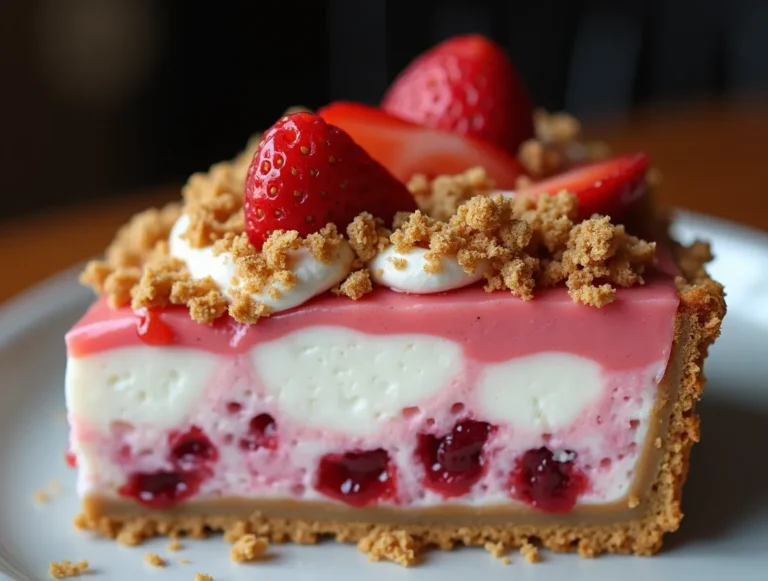 Strawberry Crunch Cheesecake